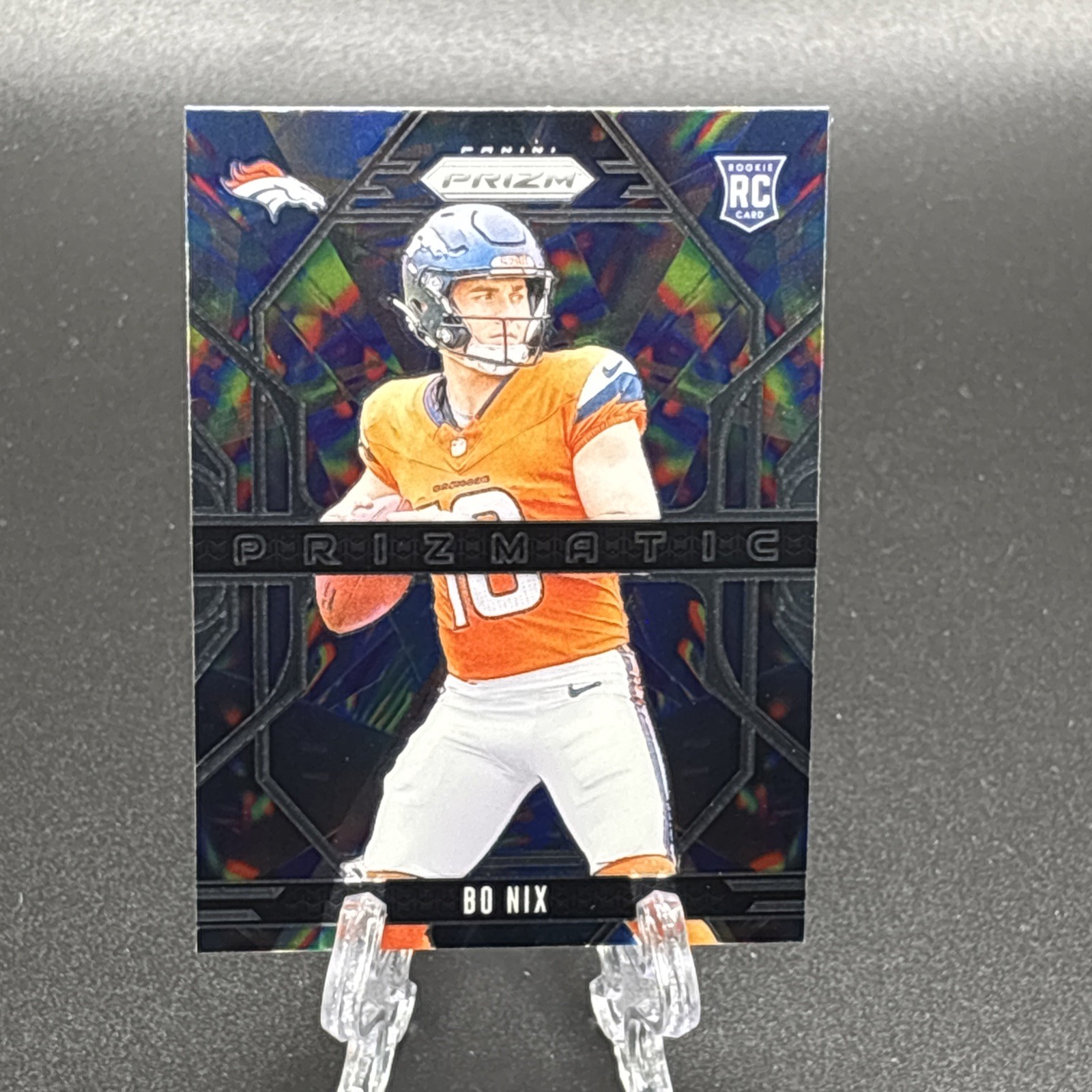2024 Prizm Prizmatic Bo Nix Rookie Card R43234