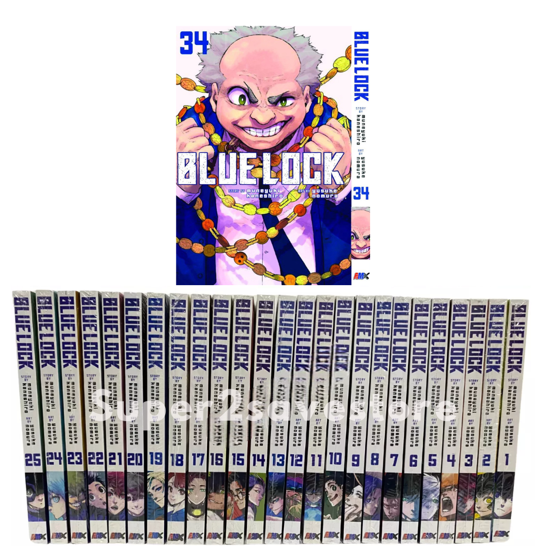 Manga Blue Lock Anime Volume 1-34 Complete English Version