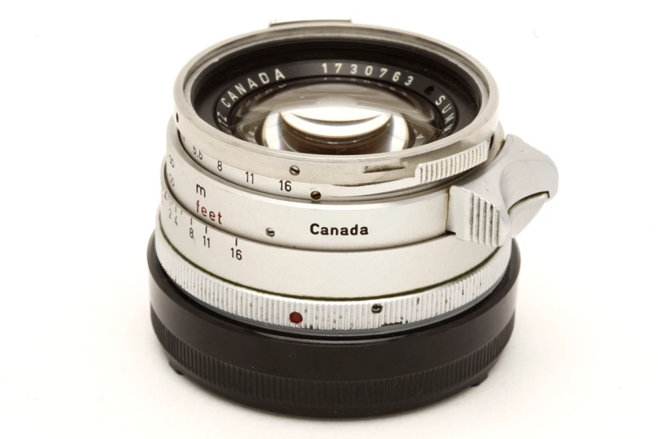 Lente Leica Summilux-M 35 mm f1,4 borde de acero V1 #49524 Foto 4 de 4