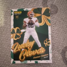 2025 Panini Instant Lucky Clover Rookie Shedeur Sanders #20 Cleveland Browns NFL