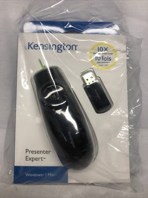 Kensington Presenter Expert Wireless with Green Laser - Black