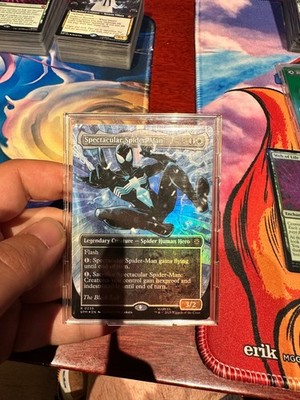 Carta Magic   Spectacular Spider-Man (Traje Negro)   Edición Exclusiva de Colecc