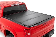 Hard Tri-fold Flip Up Bed Cover Chevy Gmc Sierra 1500 19-26 Silverado1500 19-26