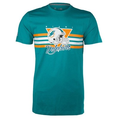 New Era T-Shirt NFL Retro Script Miami Dolphins türkis ,  XXL