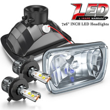 For Toyota Tacoma 1995 1996 1997 Pair 5x7 7x6 INCH LED Headlight Hi/Low Beam