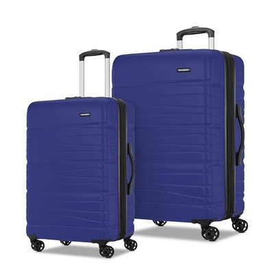 #ad SAMSONITE EVOLVE SE HARDSIDE EXPANDABLE LUGGAGE WITH SPINNERS 2PC SET BLUE $175.63