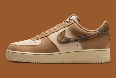 Nike Air Force 1 Low '07 Realtree Rattan Sneakers Retro IO9803-200 Mens Size