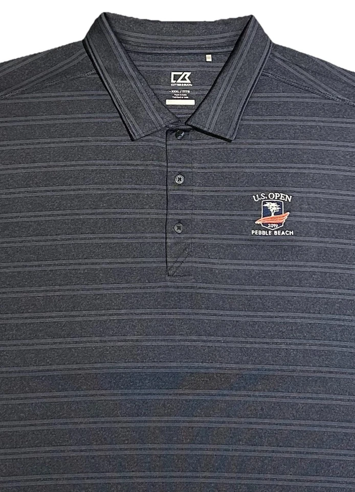 Cutter & Buck s/s 2019 US OPEN at Pebble Beach Polo Style Golf Shirt Men’s 3XL - Image 4 of 4