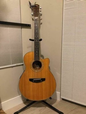 Electric Acoustic Guitar Morris MR401 Eleaco Natural