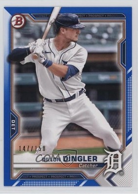 2021 Bowman Prospects Blue Border 147/150 Dillon Dingler #BP-72 0yk6