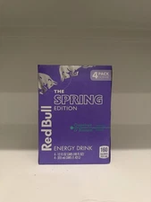 Red Bull Energy Discontinued Spring Edition Grapefruit and Blossom 4Pack 12 oz