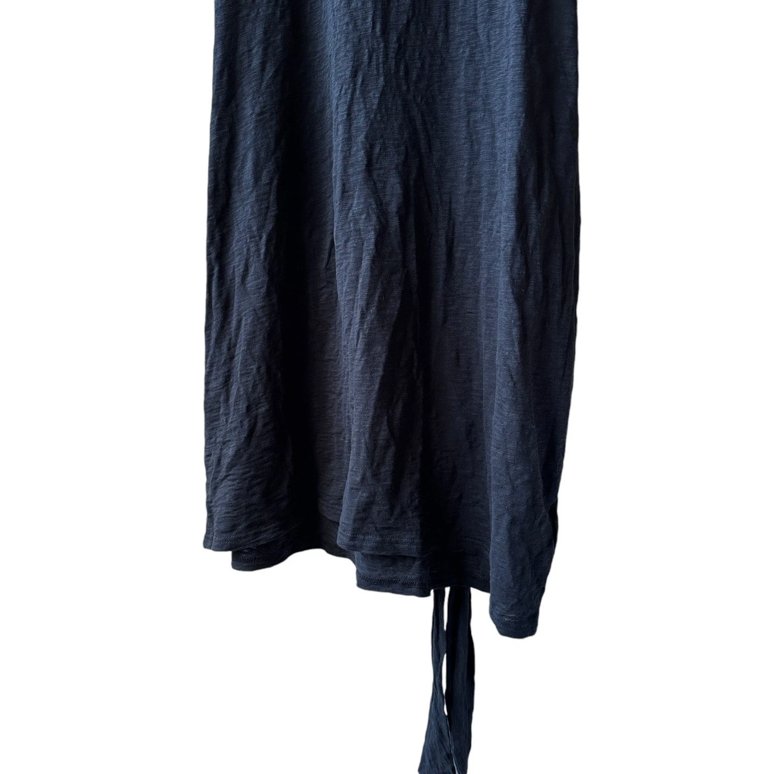 VETEMENTS j.crew abito t shirt manica corta cravatta vita nero bi142 donna taglie forti 2x