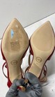 Michael Kors Women Heels 8 Red Patent Leather Strappy Pointed Toe Stiletto — photo 6