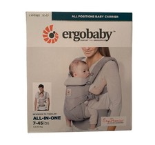 Ergobaby 360 All-Position Baby Carrier, 7-45 Pounds, Newborn To Toddler - Gray