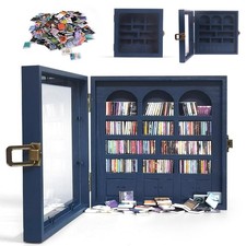 Anxiety Bookshelf Mini Books Display for Stress 7.75 x inches, Blue