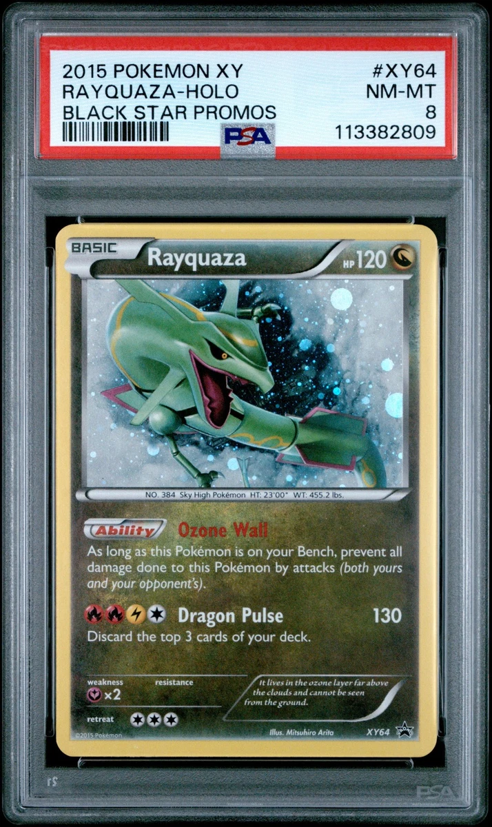 Preços baixos em Rayquaza Pokémon TCG Autenticador Esportivo