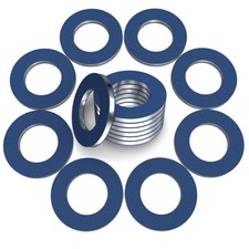 24PCS Oil Drain Plug Gasket Washer, M12 Aluminum Crush Washer for Oil Pan Dra...