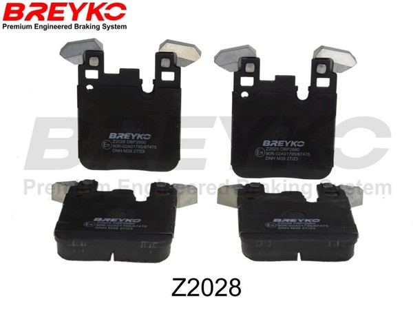 Bremsbelagsatz BremsklöTze Hinterachse FüR BMW 1Er F20 F21 3Er Touring F31-image
