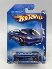 2009 Hot Wheels #100 HW Designs DEORA II Blue w/Chrome OH5 Spokes Surfboards F55