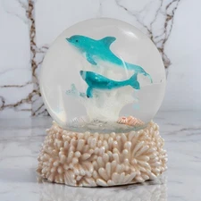 3.25"H Dolphin Snow Globe