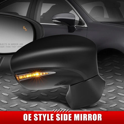 FOR 13-15 LEXUS ES300H ES350 OE STYLE POWER+HEATED+MEMORY+BSD RIGHT SIDE MIRROR