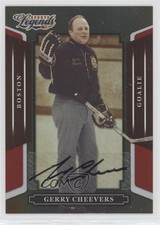 2008 Donruss Americana Sports Legends 389/568 Gerry Cheevers #54 Auto HOF 0tk6