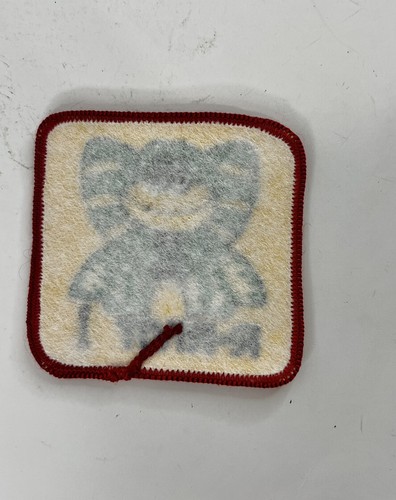 Vintage 1970s 1980s Hippy Biker Embroidered Patch Frog "R-Rivit!" 3" - Bild 3 von 4