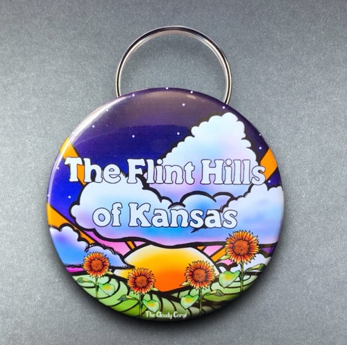 Flint Hills Kansas Sunset Bottle Opener Keychain Handmade Accessories - Picture 9 of 20