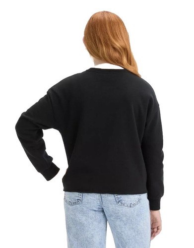 Girls AC/DC Back In Black Cozy Fleece Cropped Sweatshirt Black S 6/7 New - Picture 2 of 2