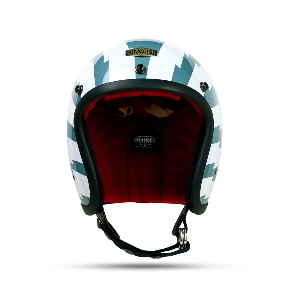 CUSTOM VINTAGE OPENFACE HELMET SLIMHEAD 500TX THUNDER BOBBER CHOPPER MOTORCYCLE - Image 2 of 4