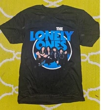 The Lonely Ones Band Short Sleeve Black All Size T-Shirt 
