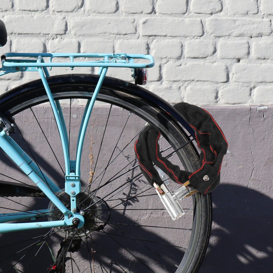 80CM Cable Lock Heavy Duty Braided Stainless Steel Cable Lock for