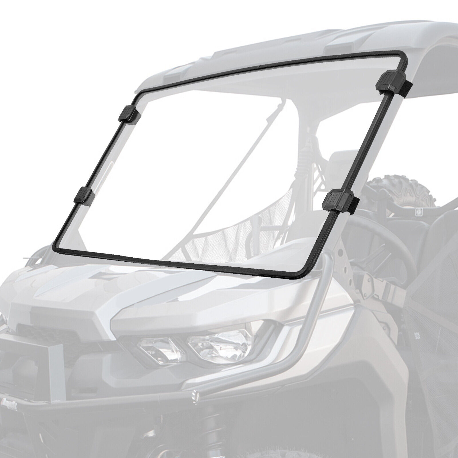 For Can Am Defender HD 60％OFF 5 8 80％以上節約 10 Full MAX Front Duty Heavy Windshield 2016-2022