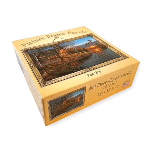 Picture Frame Puzzle Rest Stop 250 Piece Jigsaw Puzzle 14x10 - Picture 2 of 5