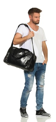 Fila Handtasche Sporttasche Freizeittasche schwarz Henkeltasche