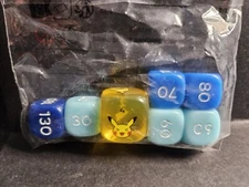 Pokemon TCG Dice Set Pikachu Pokemon Day 2024 League Play Promotional Item