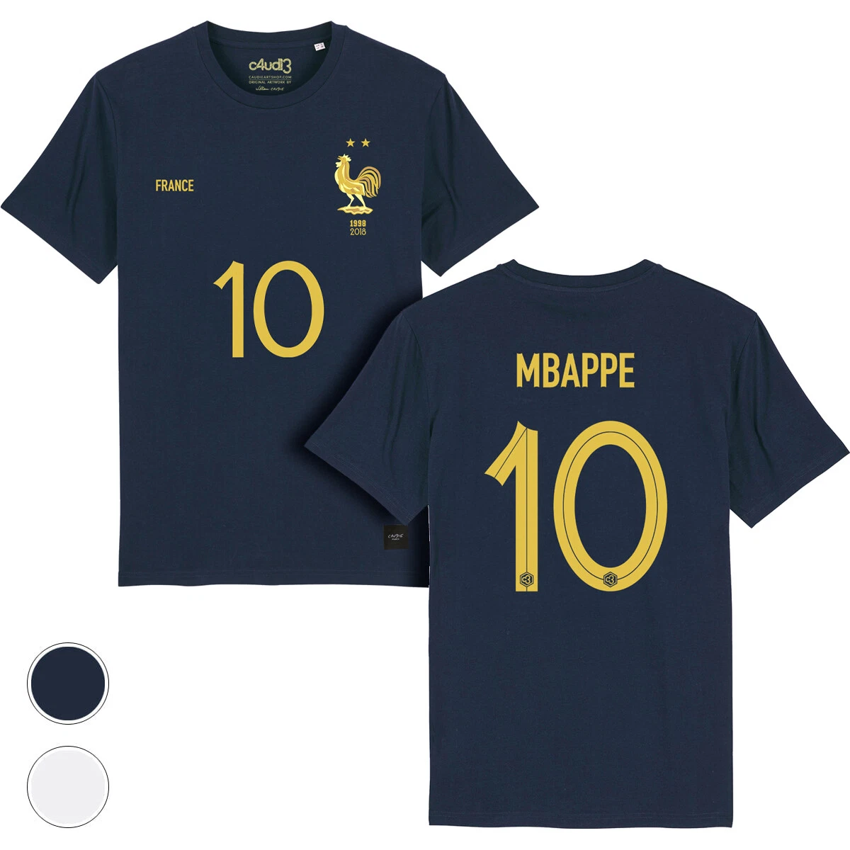 Équipe de France 2022 2023 - 10 Mbappe - Tee-shirt enfant