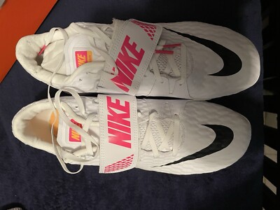 Size 9.5 - Nike Jump Elite High White Hyper Pink Orange