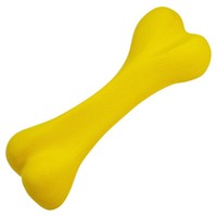Nobby Hundespielzeug Vollgummi Knochen 23Cm Gelb Robust FüR GroßE Hunde