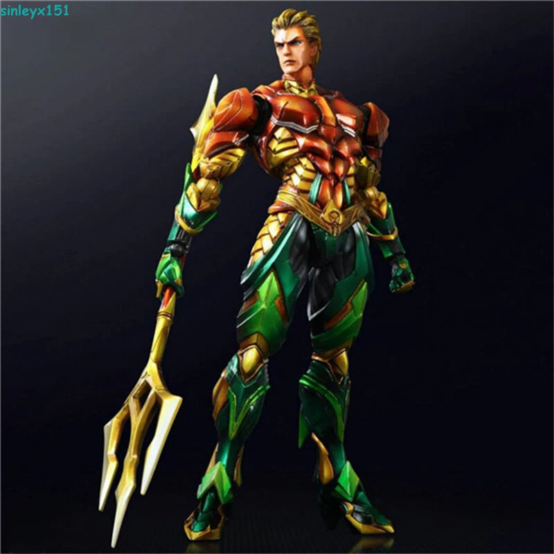 Figura de acción Play Arts Kai Aquaman DC Comics Series 25 cm PVC juguetes en caja 25 cm Foto 2 de 4