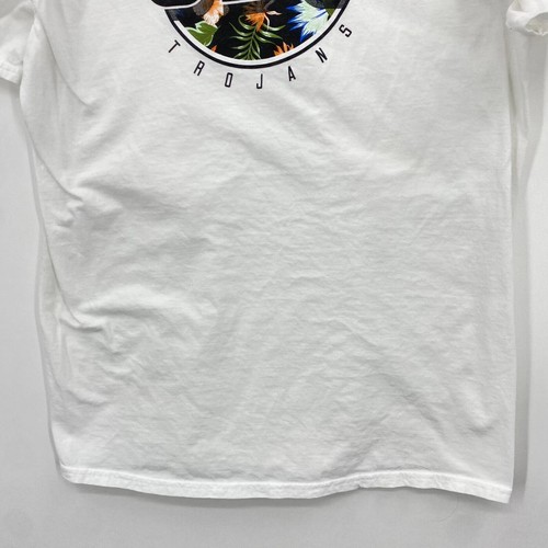 USC Trojans T-Shirt Adult Size M White Double Sided Logo NCAA Fanatics - Picture 8 of 10