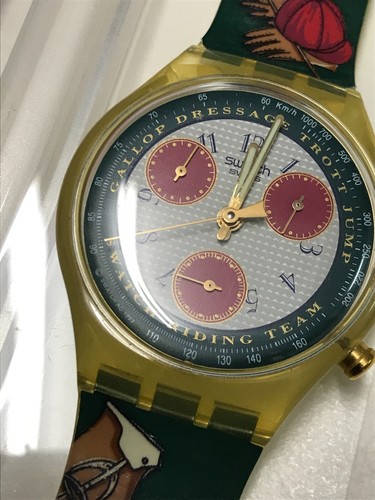 Wristwatch SWATCH Chrono RIDING STAR (SCK102)-Full working! TOP-Condition! Rider - Picture 6 of 7