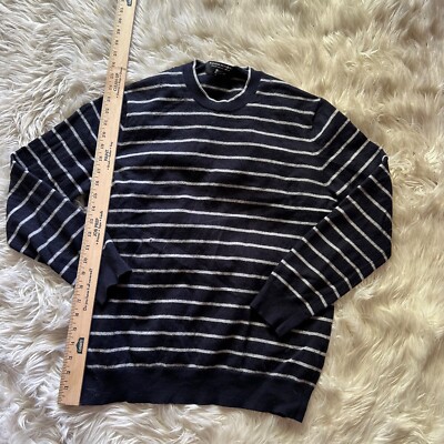 Banana Republic Italian Merino Yarn By Baruffa Men's Crew Neck