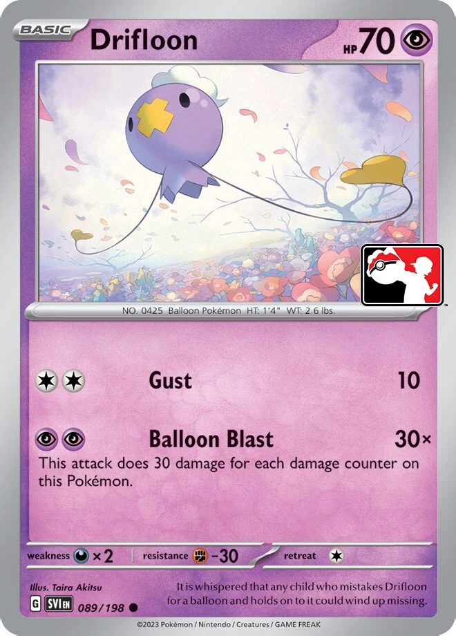 Drifloon 089/198 Prize Pack Series Cards