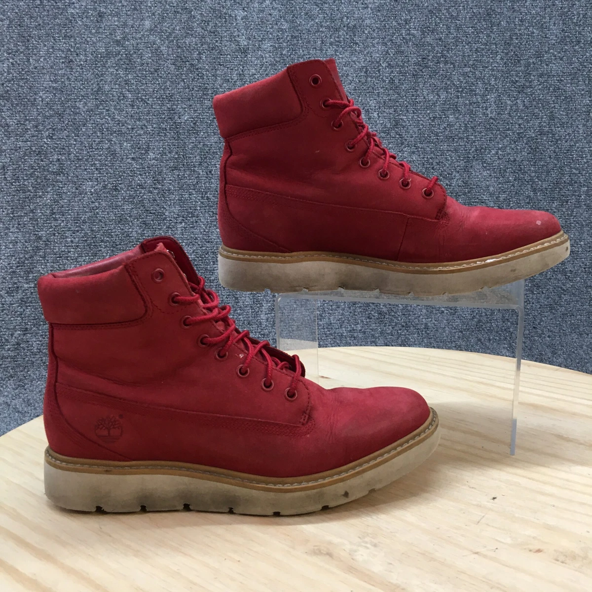 Timberland Boots Womens Kenniston 6 Inch Burgundy Leather | eBay