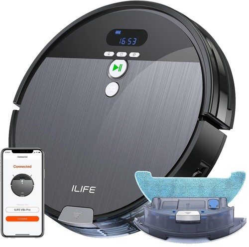 5pcs ILIFE Robot Vacuum Mop Pads - Replacement Cloths For V8s/V80 Max/V8 Plus/V3x