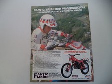 advertising Advertising 1984 MOTO FANTIC TRIAL 300 PROFESSIONAL