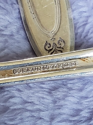 Juego de 12 cubiertos plateados vintage 67 piezas Oneida Community Plate Silver Adam" - Imagen 6 de 14