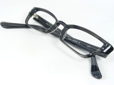 OGI A7100 219 Black /Silver Stripe EYEGLASSES GLASSES FRAME
