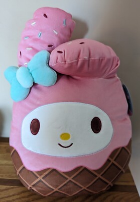 Squishmallows 12” MY MELODY Ice Cream Plush Hello Kitty Friends